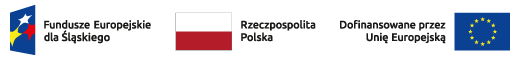 Fundusze Europejskie logotyp Funduszy Europejskich, flaga polski i informacja o dofinansowaniu przez Unię Europejską